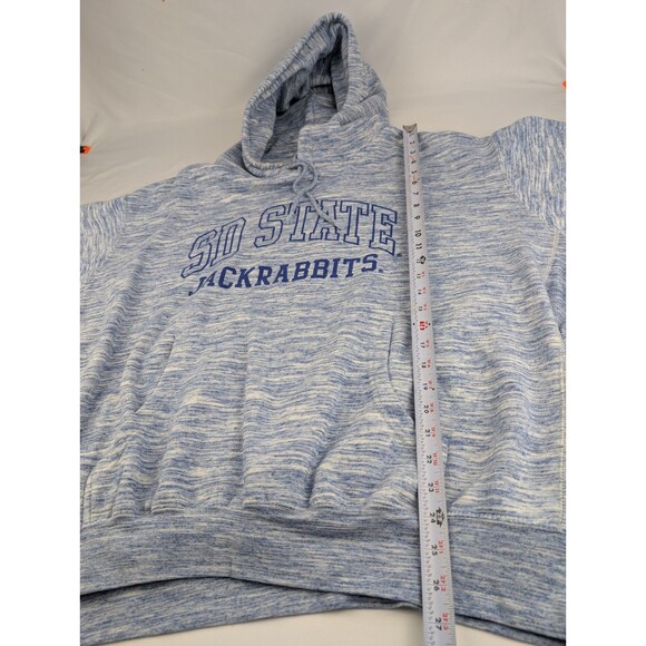 Men's XXL Pro Weave South Dakota State Jackrabbits SDSU Hooded Sweater Blue 2XL - Picture 4 of 6